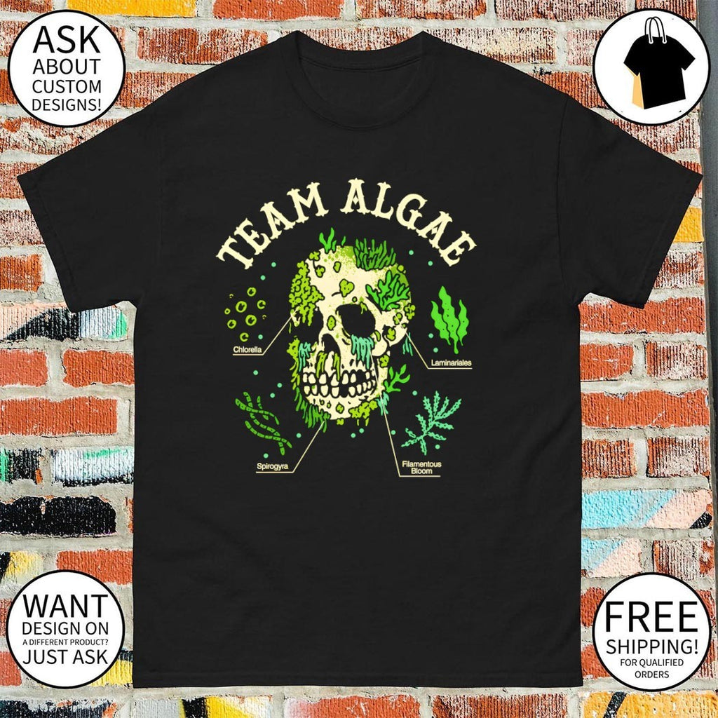 Skull Team Algae chlorella laminariales spirogyra filamentous bloom shirt