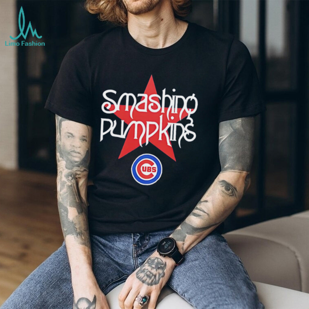 Smashing Pumpkins x Chicago Cubs logo shirt