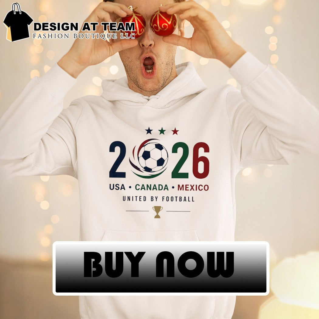 Soccer World Cup 2026 USA Canada Mexico United Football trophy shirt