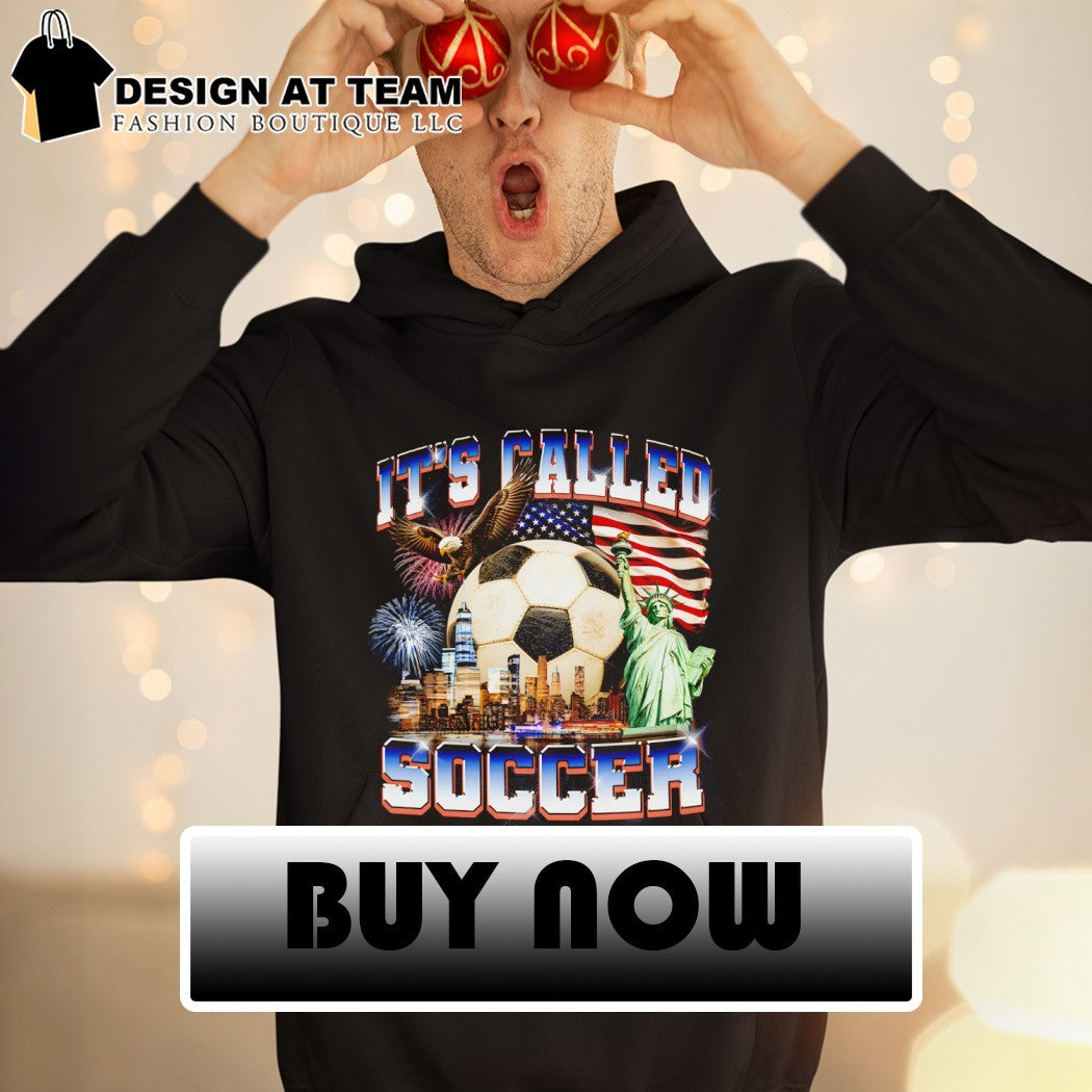 Soccer ball eagle American flag Statue of liberty New York City It’s called soccer shirt