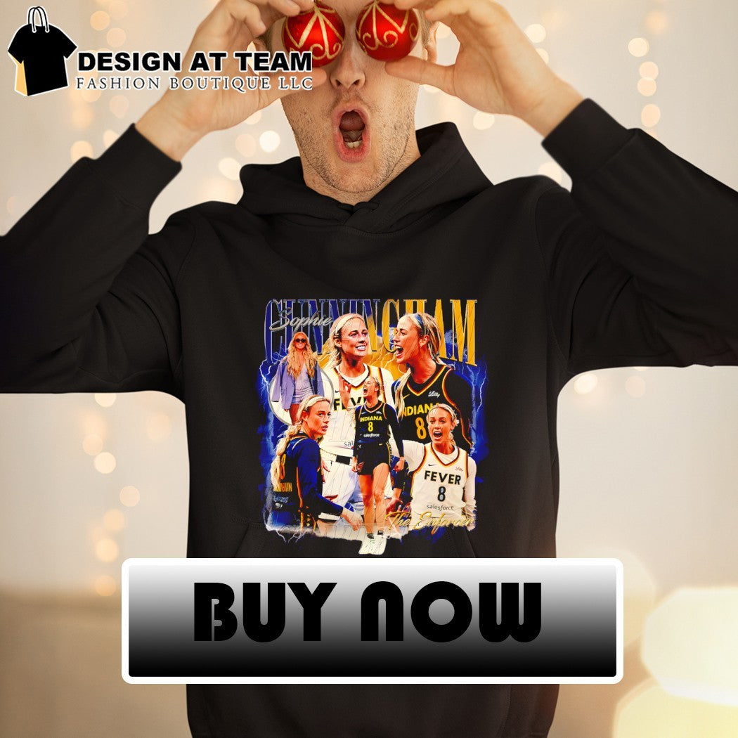 Sophie Cunningham 8 Indiana Fever WNBA Basketball player graphic shirt