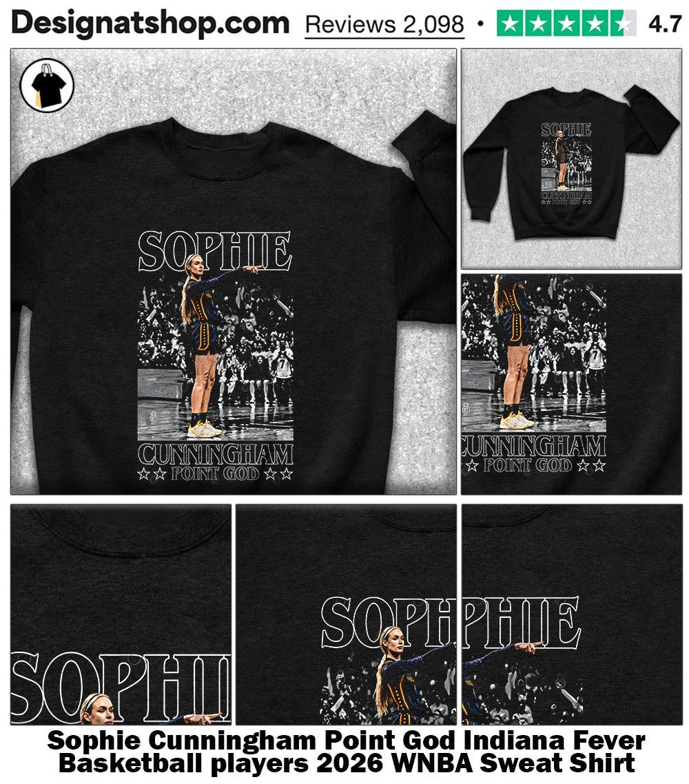 Sophie Cunningham Point God Indiana Fever Basketball players 2026 WNBA shirt