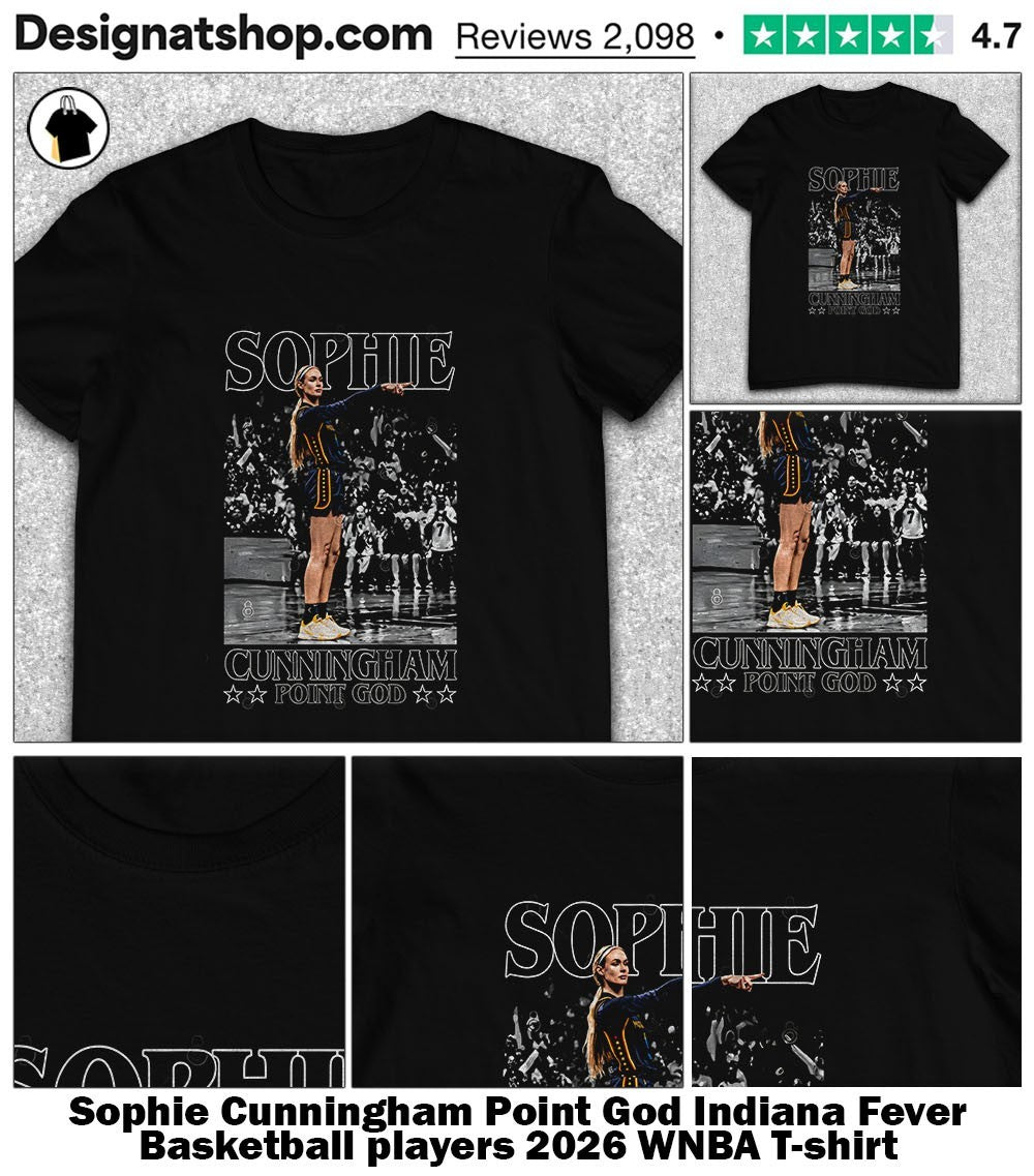 Sophie Cunningham Point God Indiana Fever Basketball players 2026 WNBA shirt