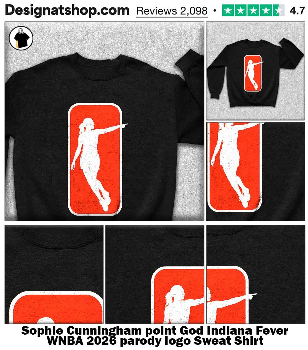 Sophie Cunningham point God Indiana Fever WNBA 2026 parody logo shirt