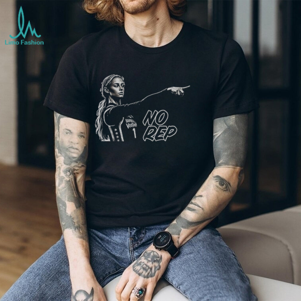 Sophie Cunningham pointing finger Barbell Voodoo 1 No Rep shirt