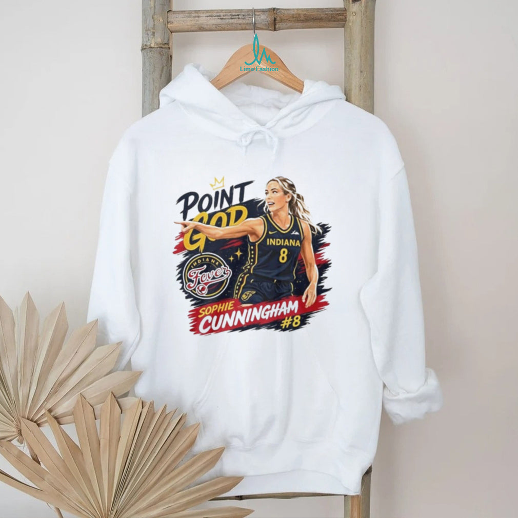Sophie Point God Number 8 And Indiana And Fever Graphic Fan shirt