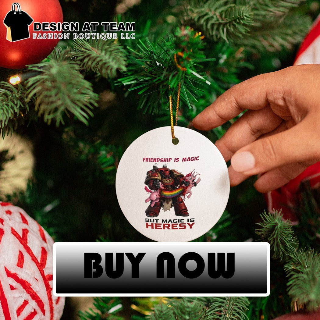 Space Marine Friendship Is Magic But Magic Is Heresy shirt