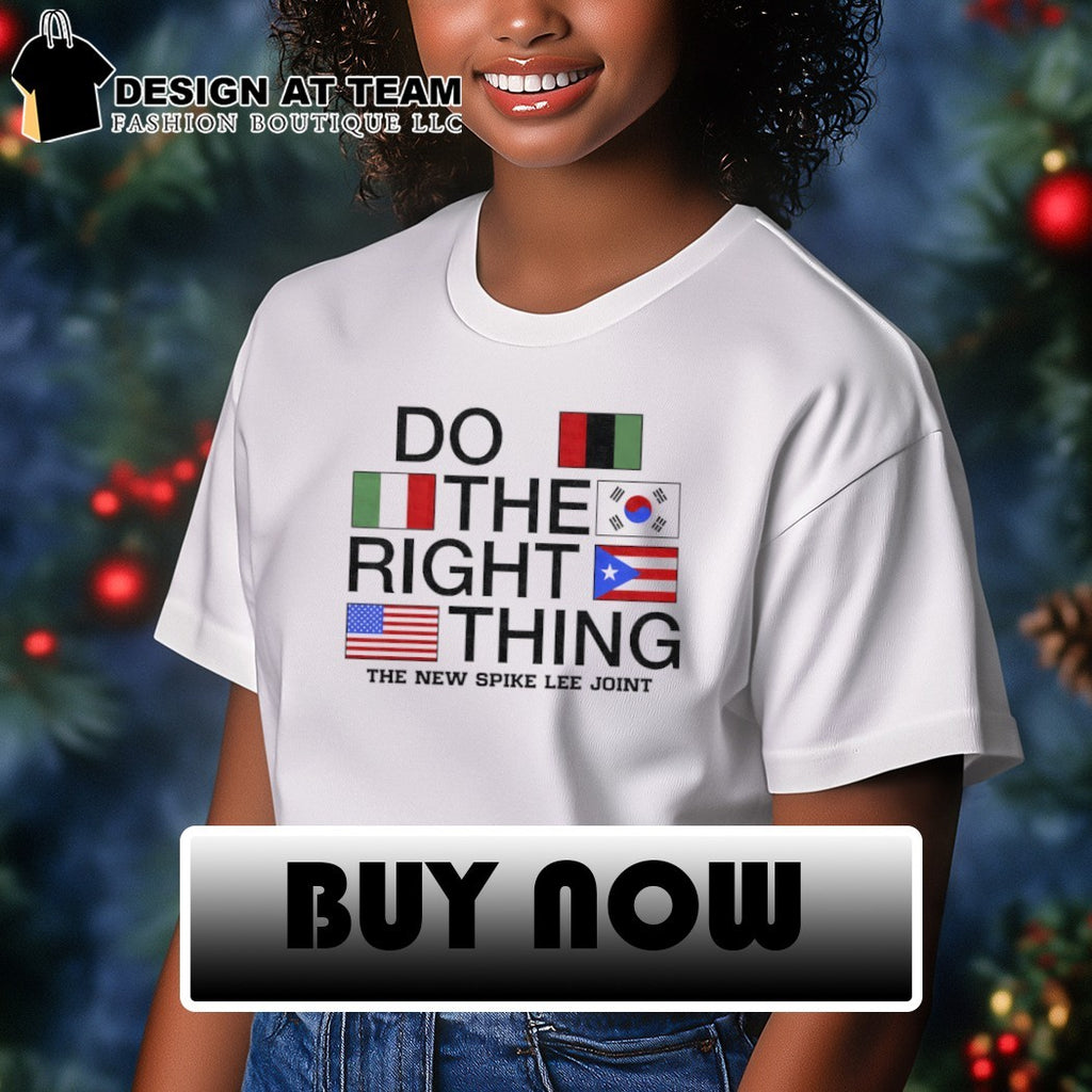 Spike Lee Do The Right Thing The New Spike Lee Joint flags shirt