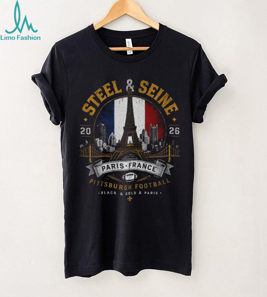 Steel and Seine Pittsburgh Football Paris France 2026 shirt