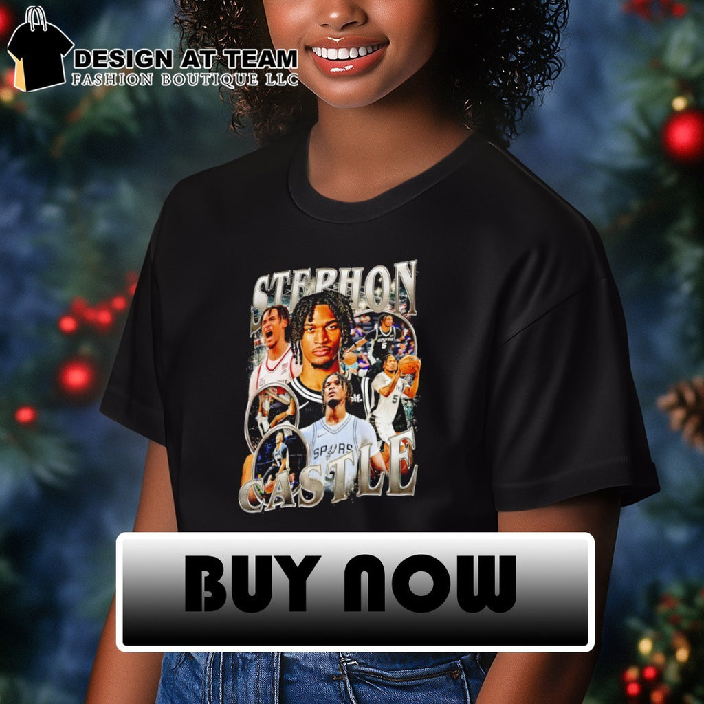 Stephon Castle 5 San Antonio Spurs Basketball NBA graphic shirt