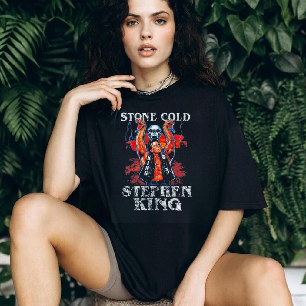 Stone Cold Stephen King 3 16 WWE Horror shirt
