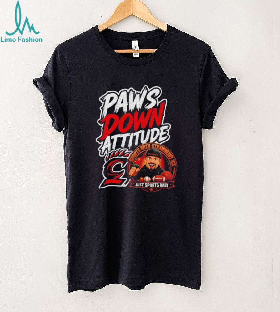 Strawberry Ice Paws Down Attitude Just Sports Baby Cincinnati shirt