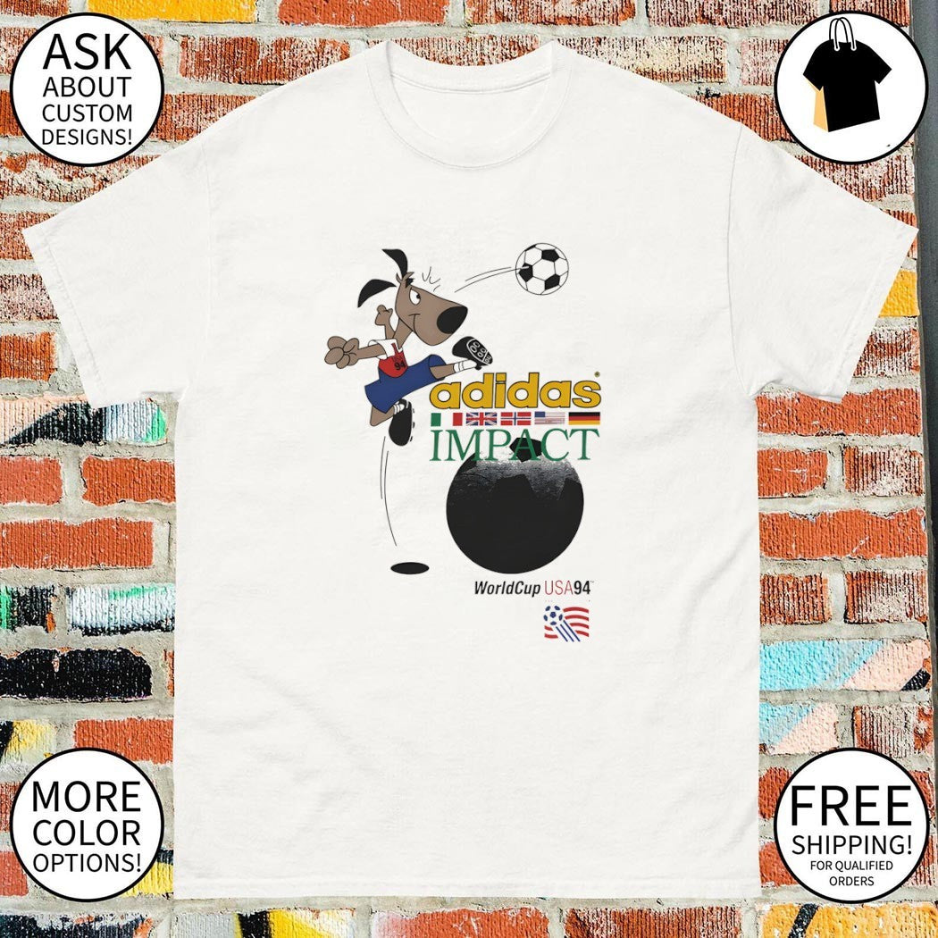 Striker Dog World Cup USA 94 Soccer Fifa shirt