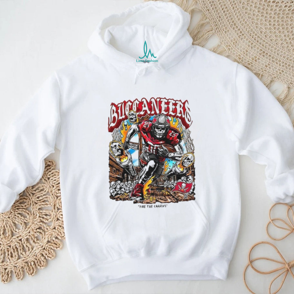 Tampa Bay Buccaneers Skeleton fire the cannons shirt