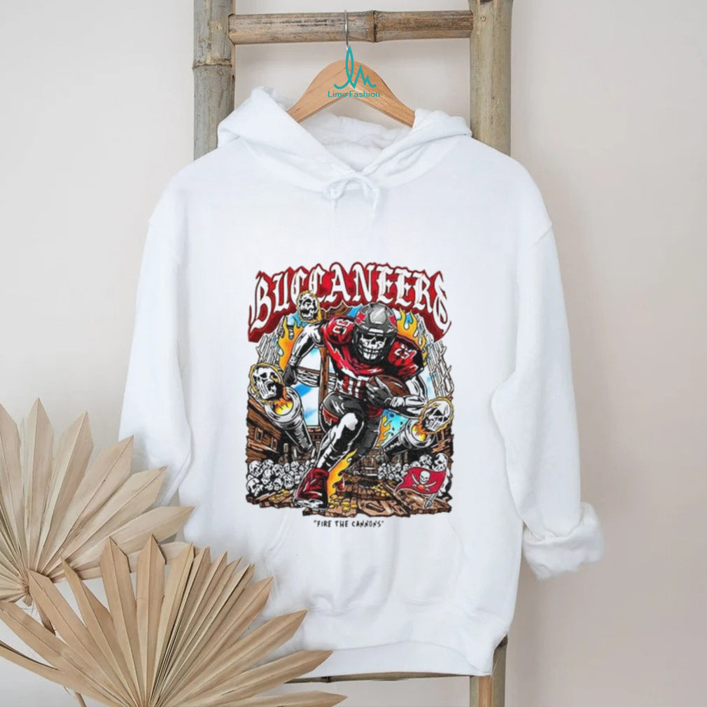 Tampa Bay Buccaneers Skeleton fire the cannons shirt