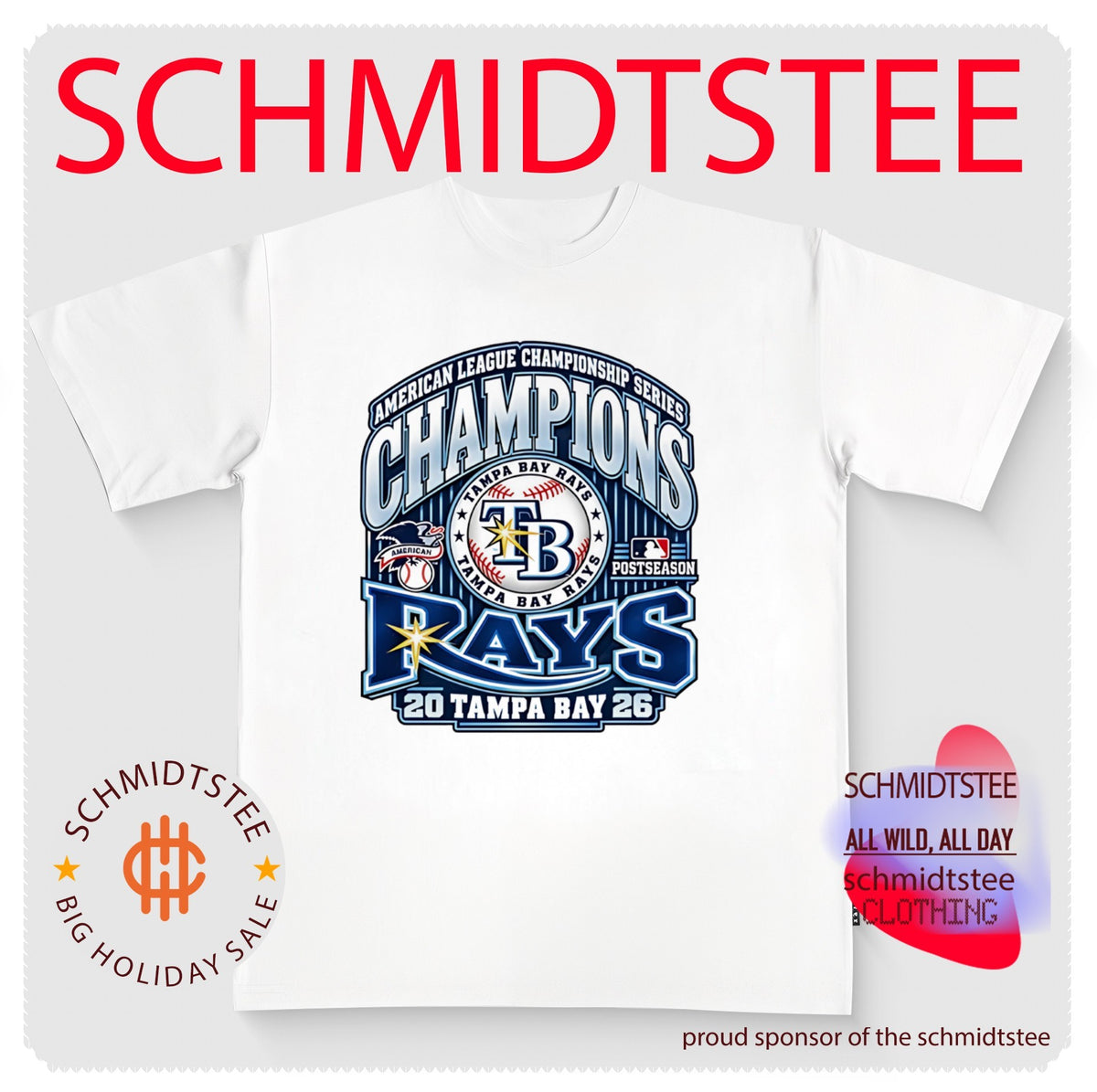 Tampa Bay Rays 2026 American League Champions Postseason classic shirt