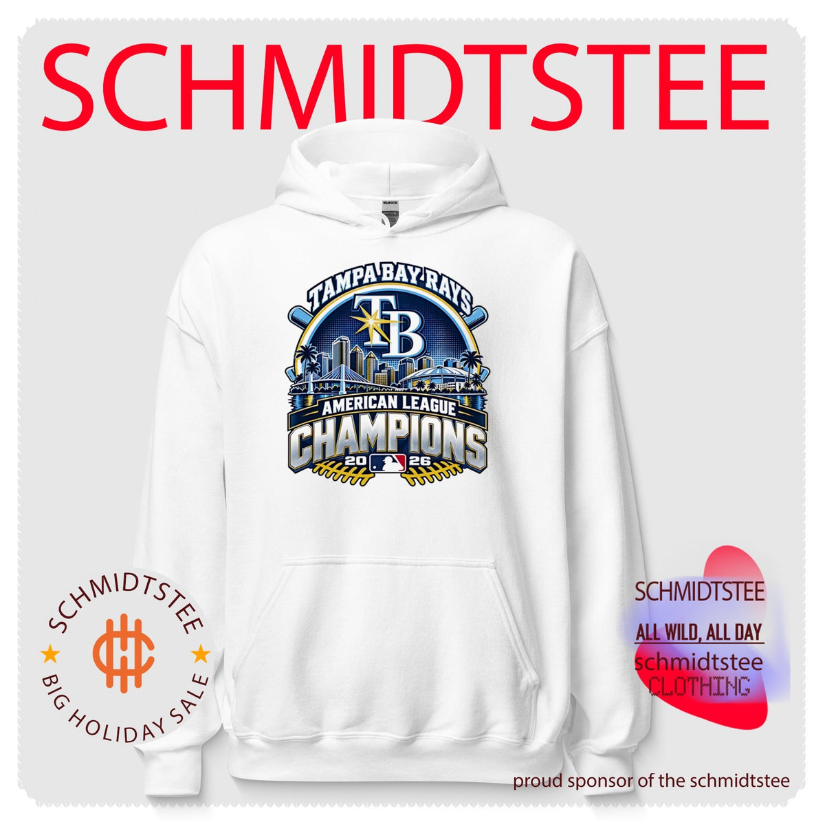 Tampa Bay Rays 2026 American League Champions city skyline shirt