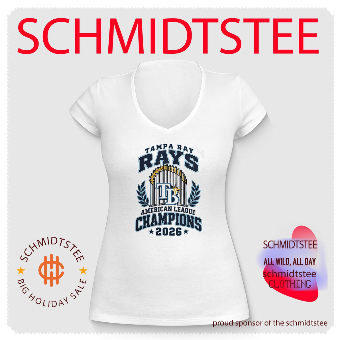 Tampa Bay Rays American League Champions 2026 Arch Logo shirt