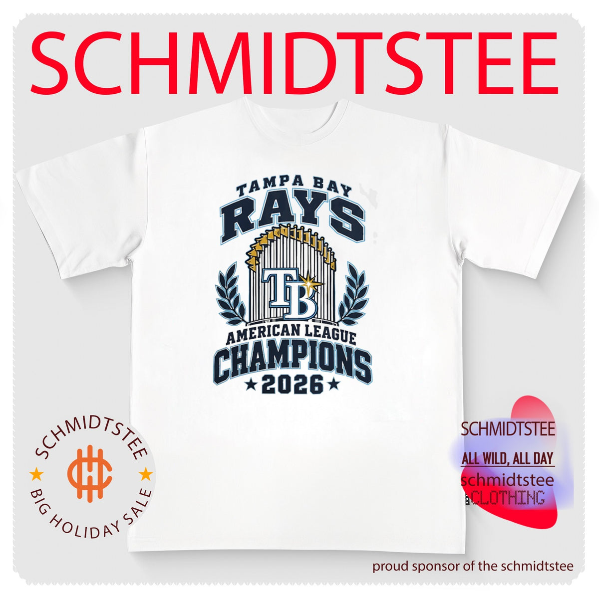 Tampa Bay Rays American League Champions 2026 Arch Logo shirt