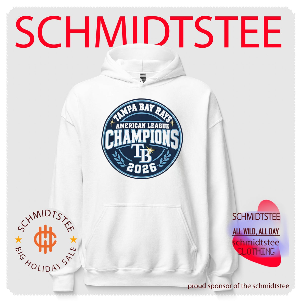 Tampa Bay Rays American League Champions 2026 Round Emblem Baseball Fan Shirt