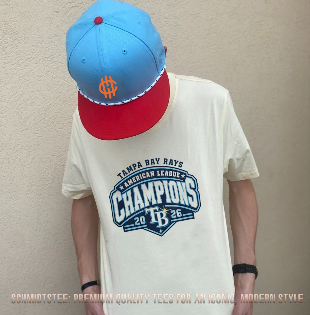Tampa Bay Rays American League Champions 2026 Shield Logo Baseball Shirt
