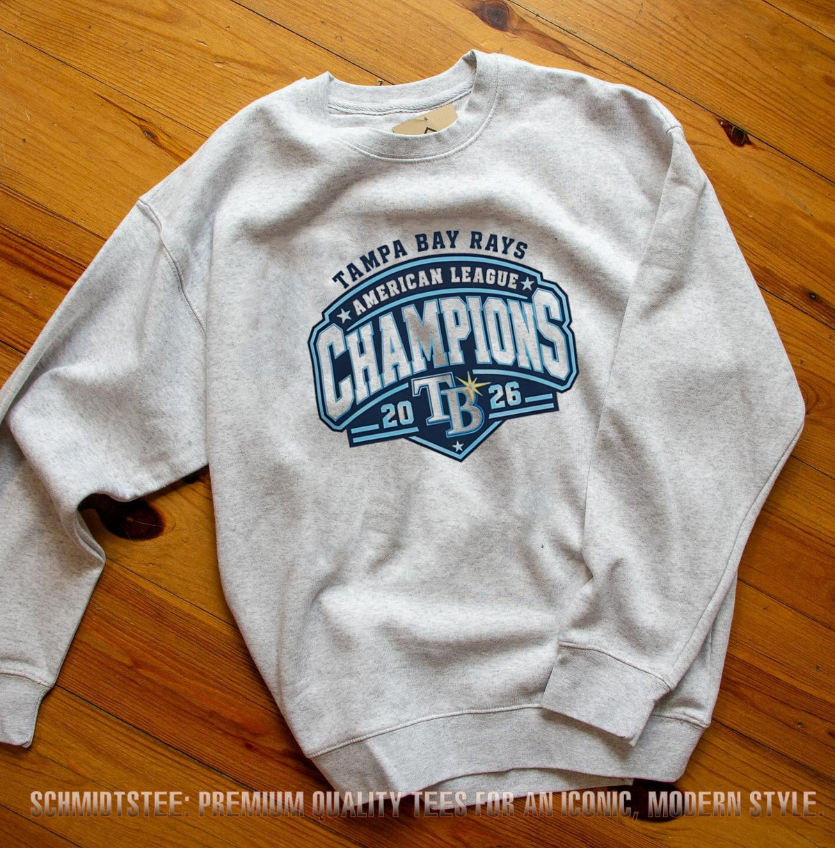 Tampa Bay Rays American League Champions 2026 Shield Logo Baseball Shirt