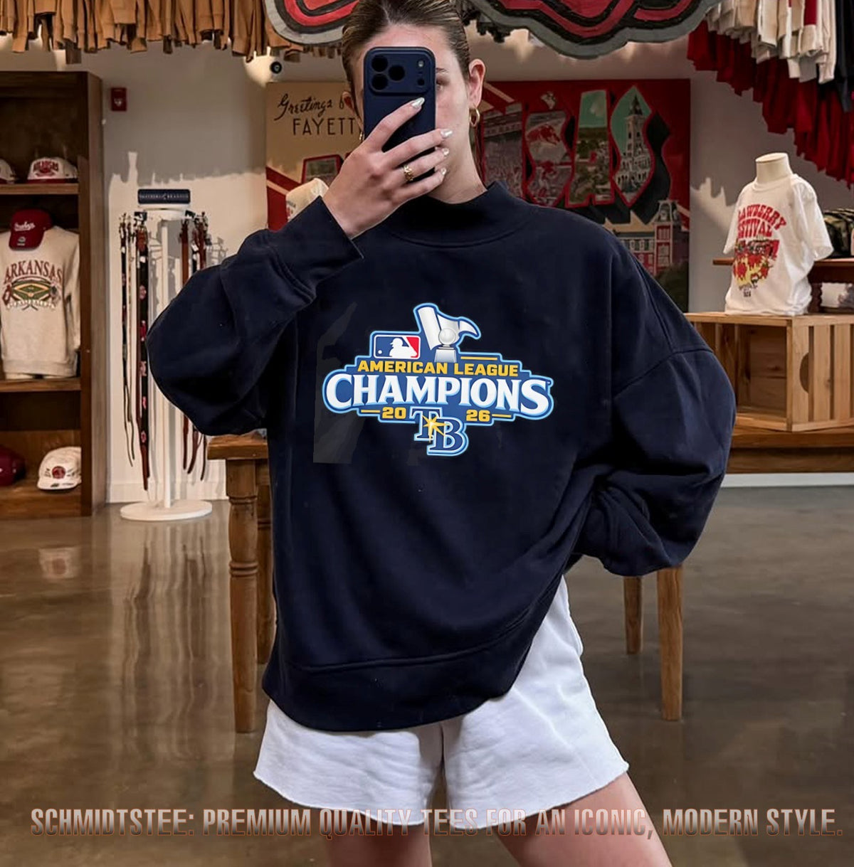 Tampa Bay Rays American League Champions 2026 trophy shirt
