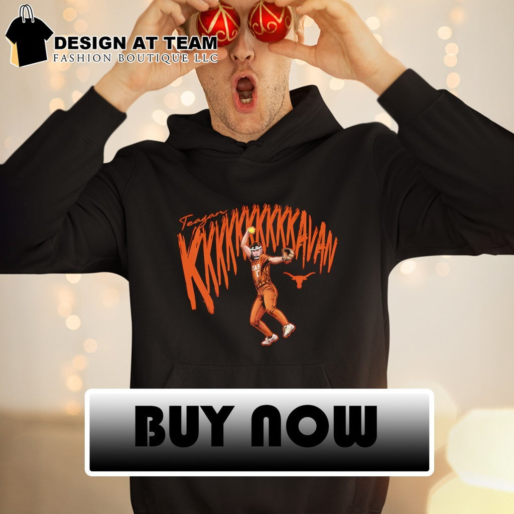 Teagan Kavan Texas Longhorns Softball 10 Strikeouts Caricature shirt