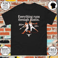 Teagan Kavan and Reese Atwood Texas Longhorns Softball Everything Runs Through Austin shirt