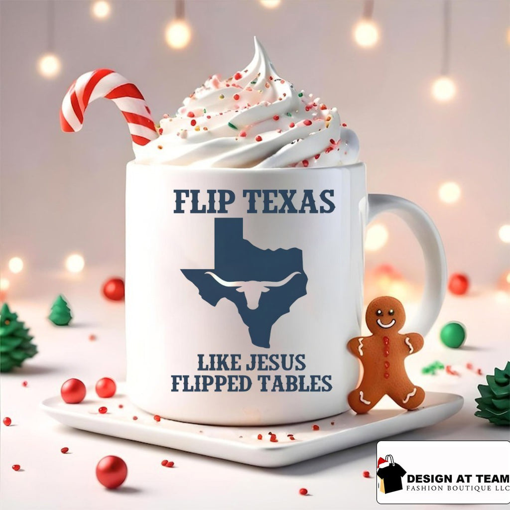 Texas Longhorn Texas Map Flip Texas like Jesus flipped tables 2026 shirt