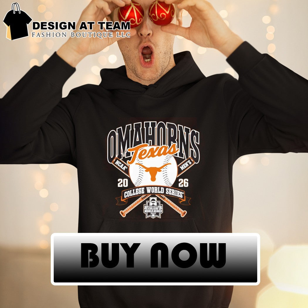 Texas Longhorns 2026 Baseball College World Series Omahorns shirt