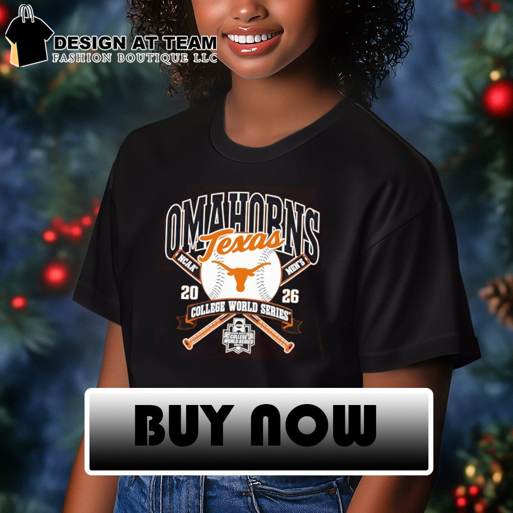 Texas Longhorns 2026 Baseball College World Series Omahorns shirt