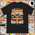 Texas Longhorns National Champions 2026 Softball Division I Back to Back shirt