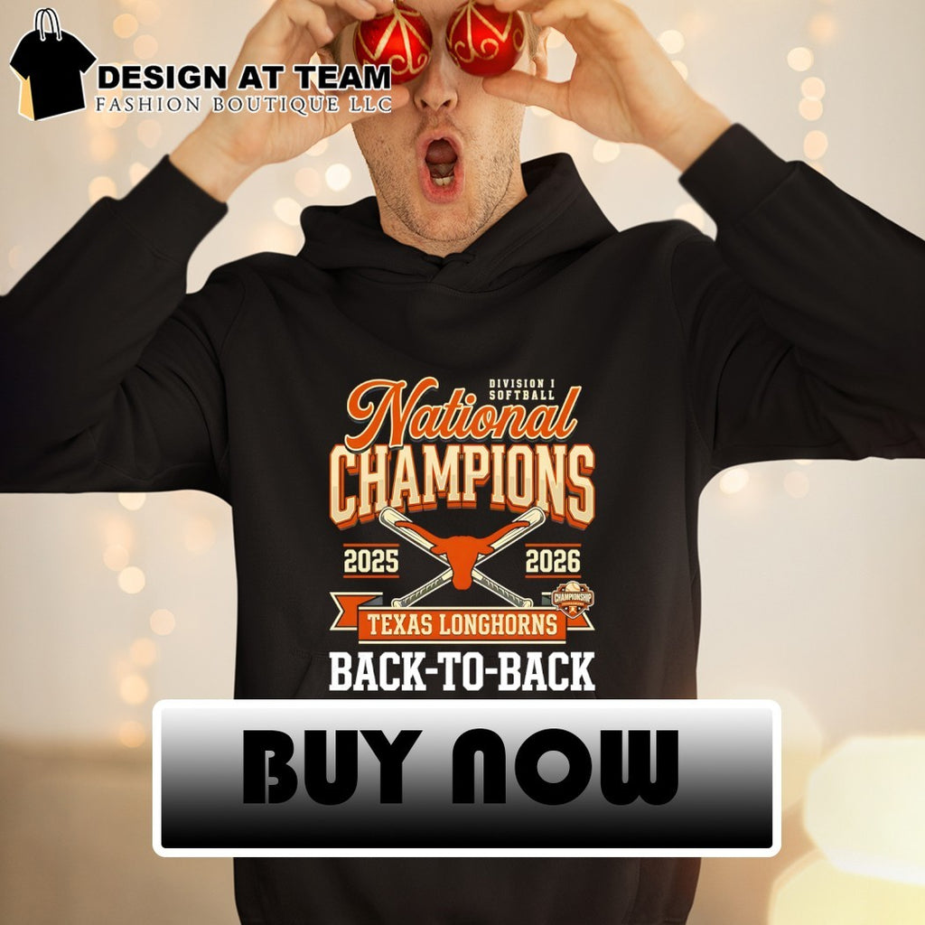 Texas Longhorns National Champs Softball Back to Back 2025 2026 shirt