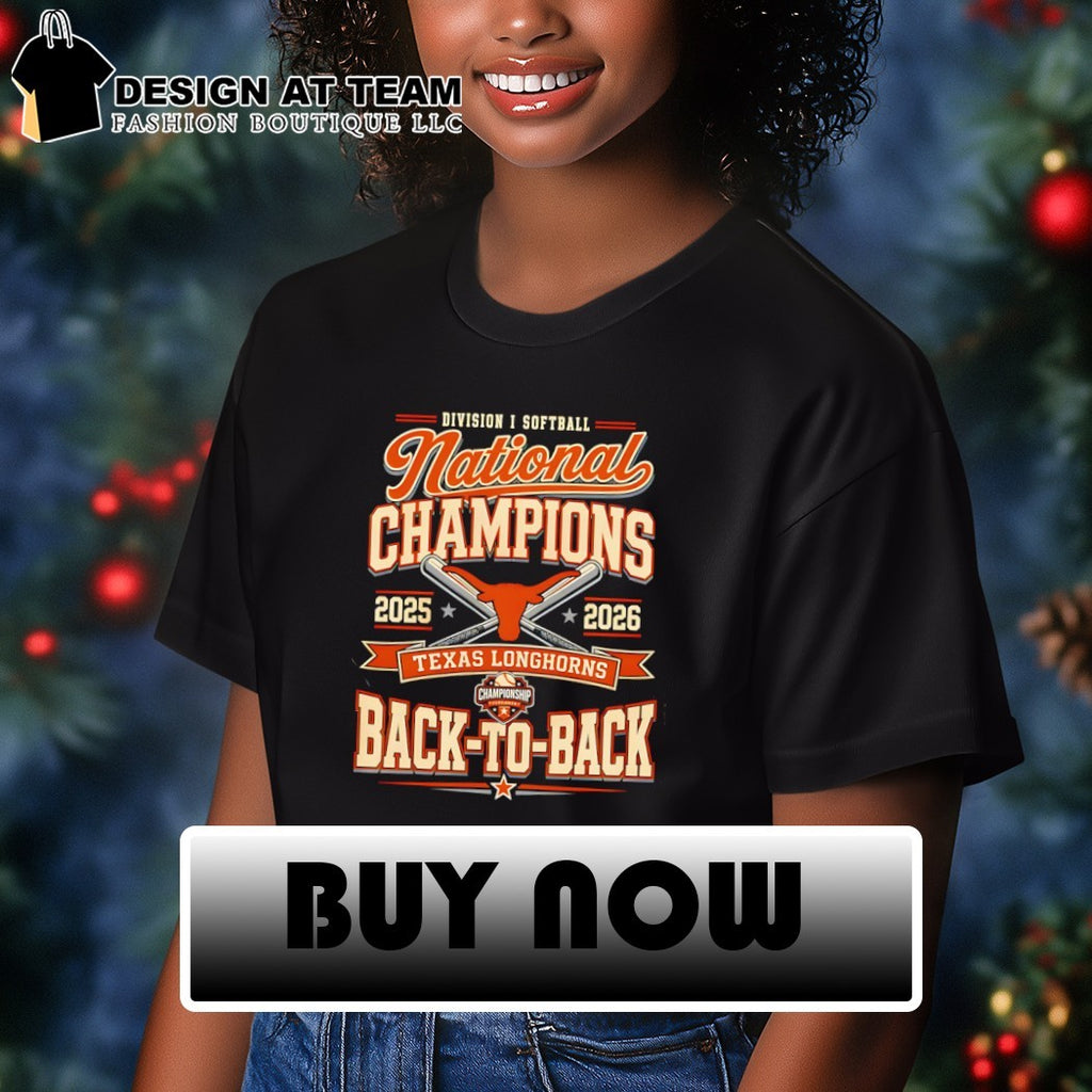 Texas Longhorns Softball National Champions 2025 2026 Back To Back Team NBA shirt