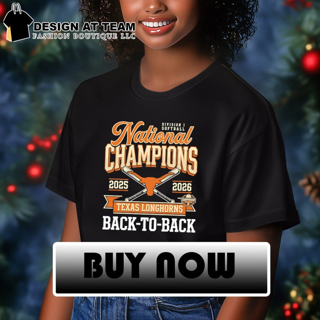Texas Longhorns Softball National Champions 2025 2026 Back to Back Game Day shirt