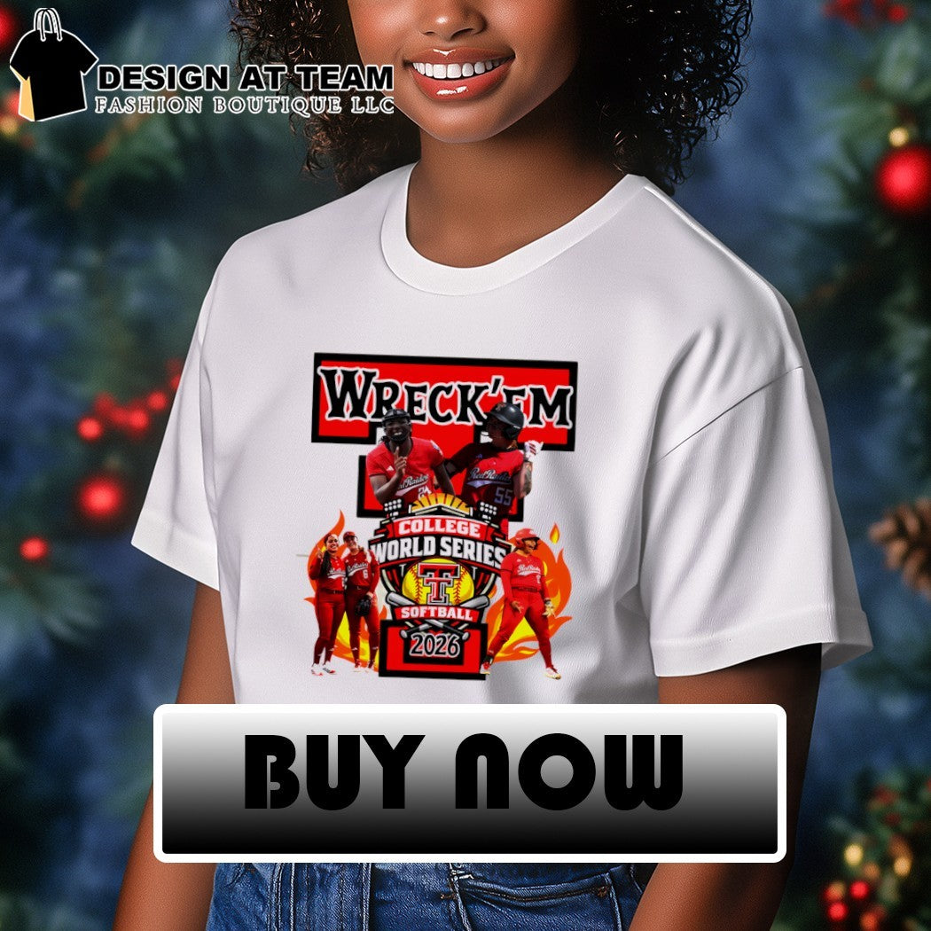 Texas Tech Softball Women’s College World Series 2026 graphic shirt