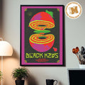 The Black Keys New Port KY 2026 Event Poster At Megacorp Pavilion On August 4 2026 Home Decor Poster Canvas
