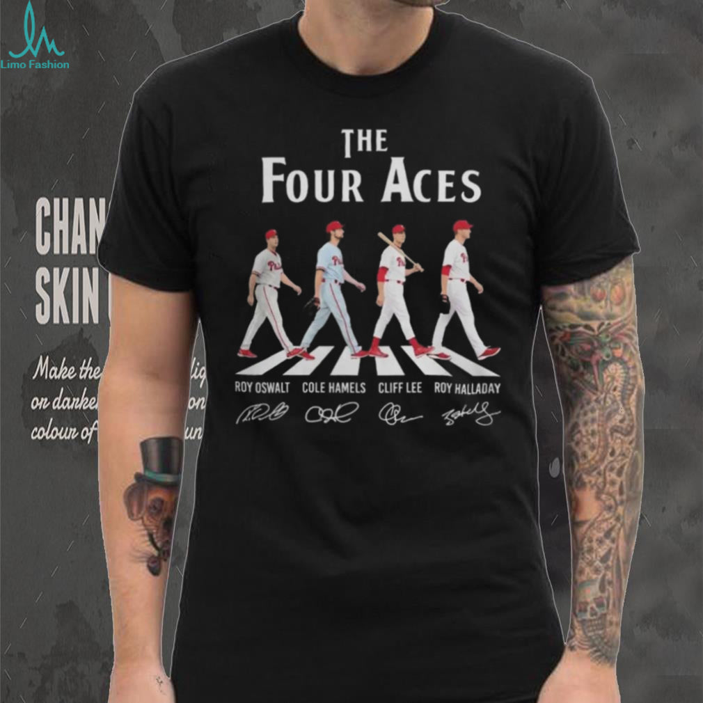The Four Philadelphia Phillies Baseball Abbey Road Shirt