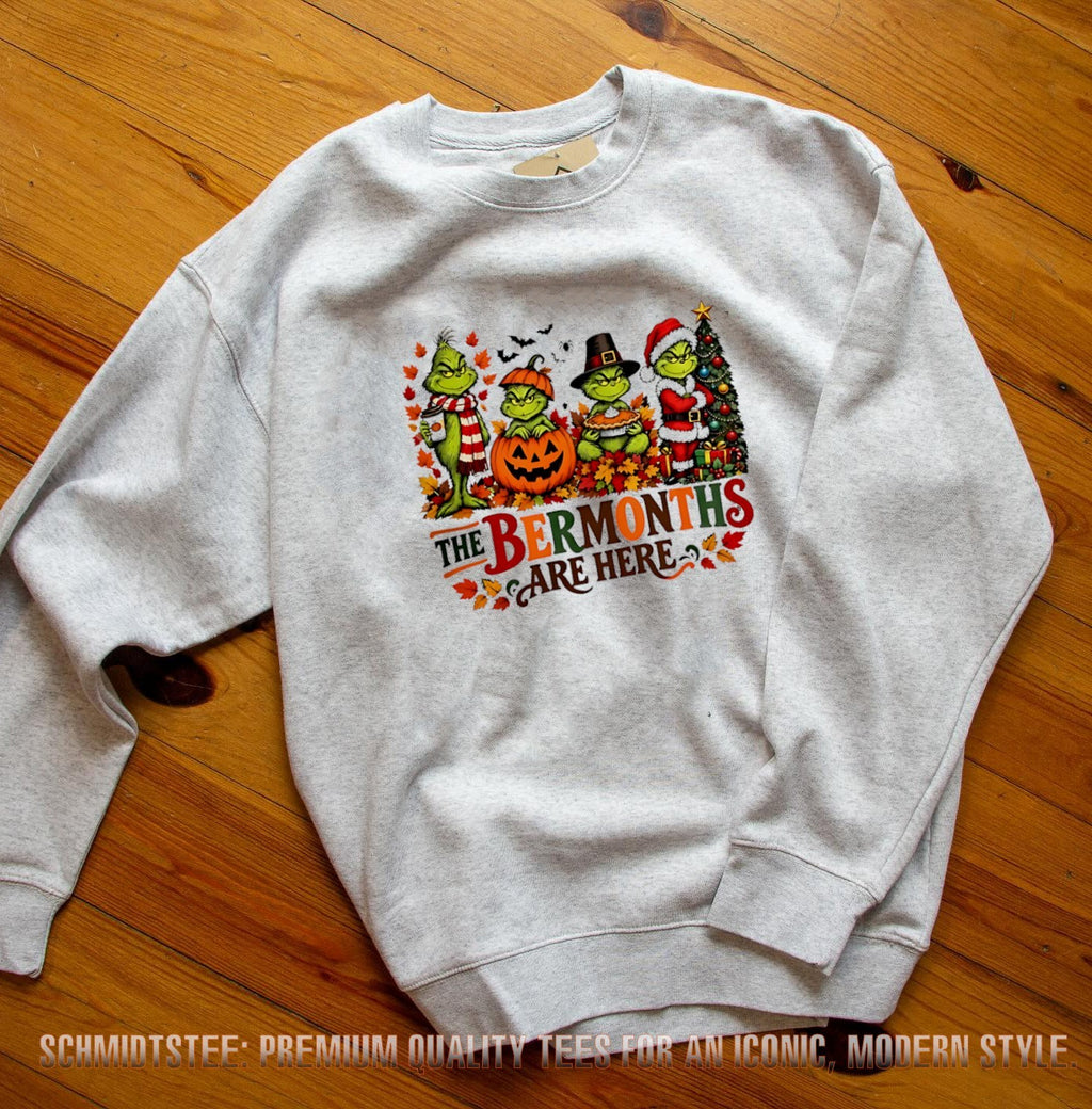 The Grinch The Ber Months Are Here Holiday Season Halloween Thanksgiving Christmas shirt
