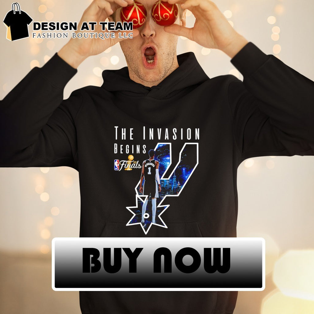 The Invasion Begins Victor Wembanyama San Antonio Spurs Basketball Finals 2026 shirt