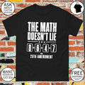 The Math doesn’t lie 8647 25th Amendment shirt