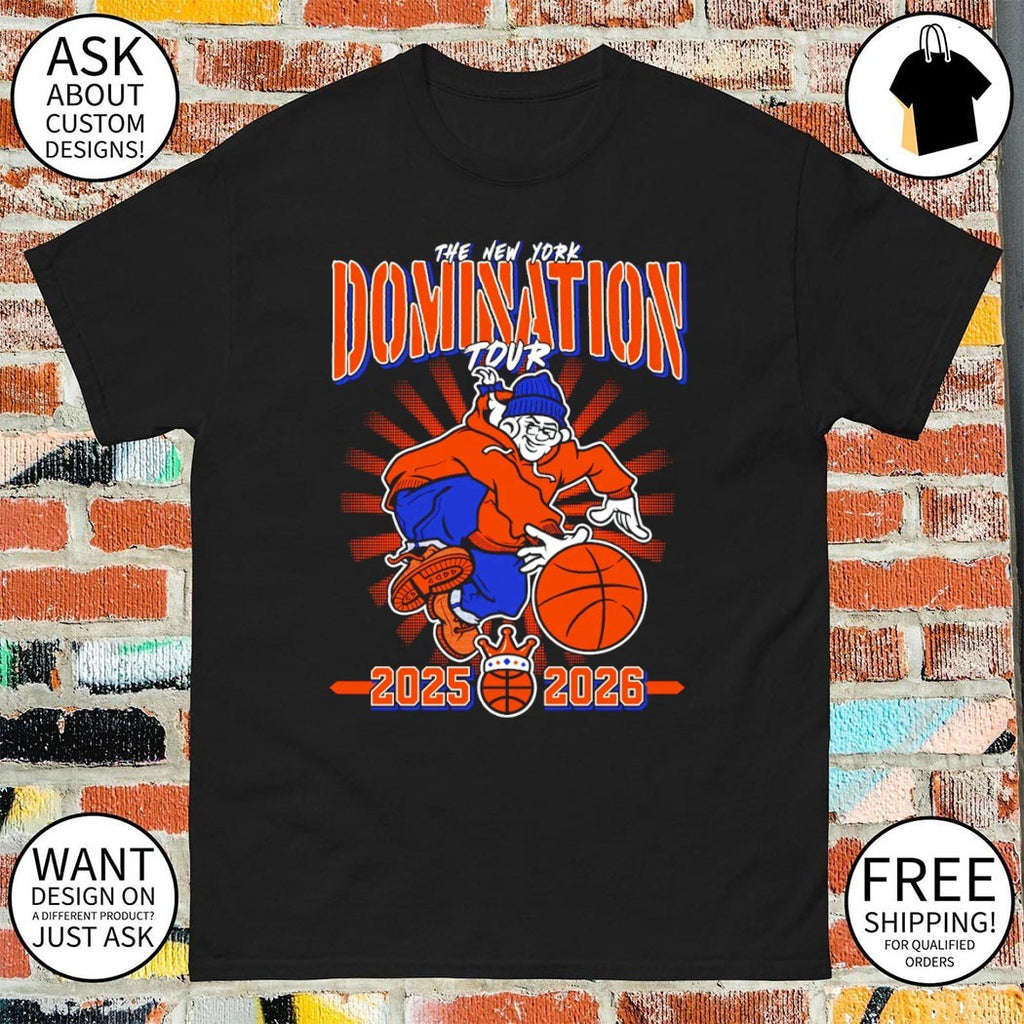 The New York Domination Tour Knicks basketball 2025-2026 shirt