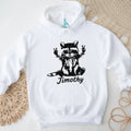 Timothy Raccoon Peace Sign cute animal shirt