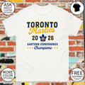 Toronto Marlies Hockey 2026 Eastern Conference Champions logo shirt