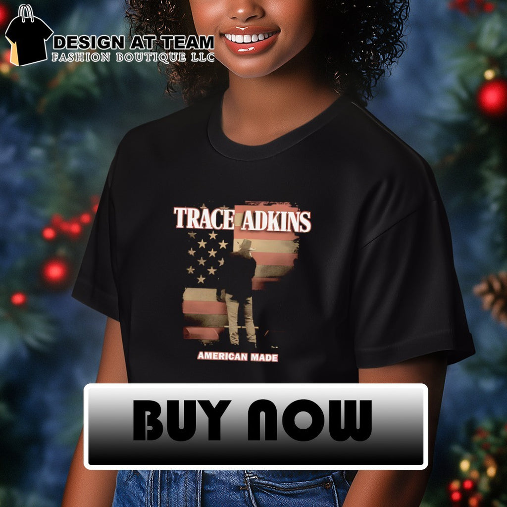 Trace Adkins concert American Flag and American Made shirt