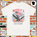 Trump Riding Eagle America since 1776 President 250th Anniversary 4th of July shirt
