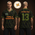 Type O Negative Band October Rust 13 Swedish Inspired Nordic Cross Football Jersey