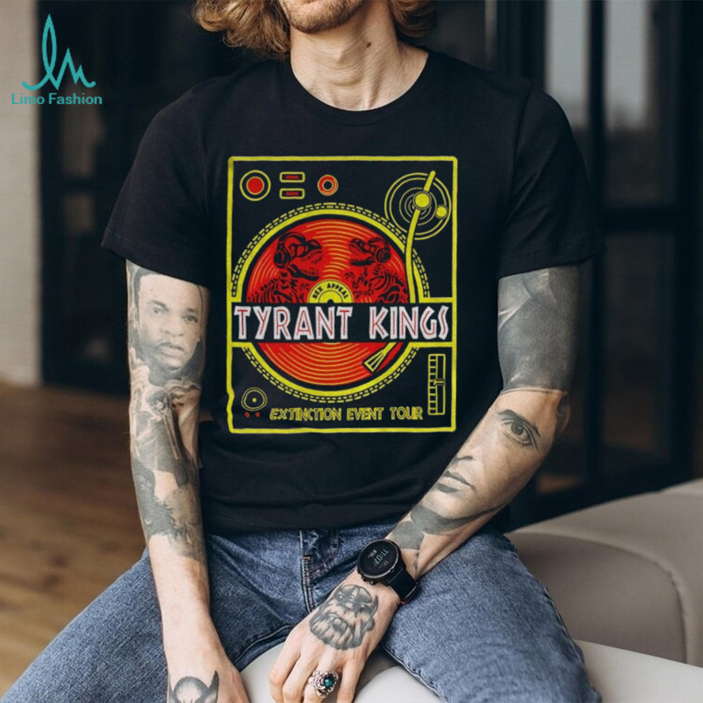 Tyrant Kings Extinction World Tour DJ T Rex shirt