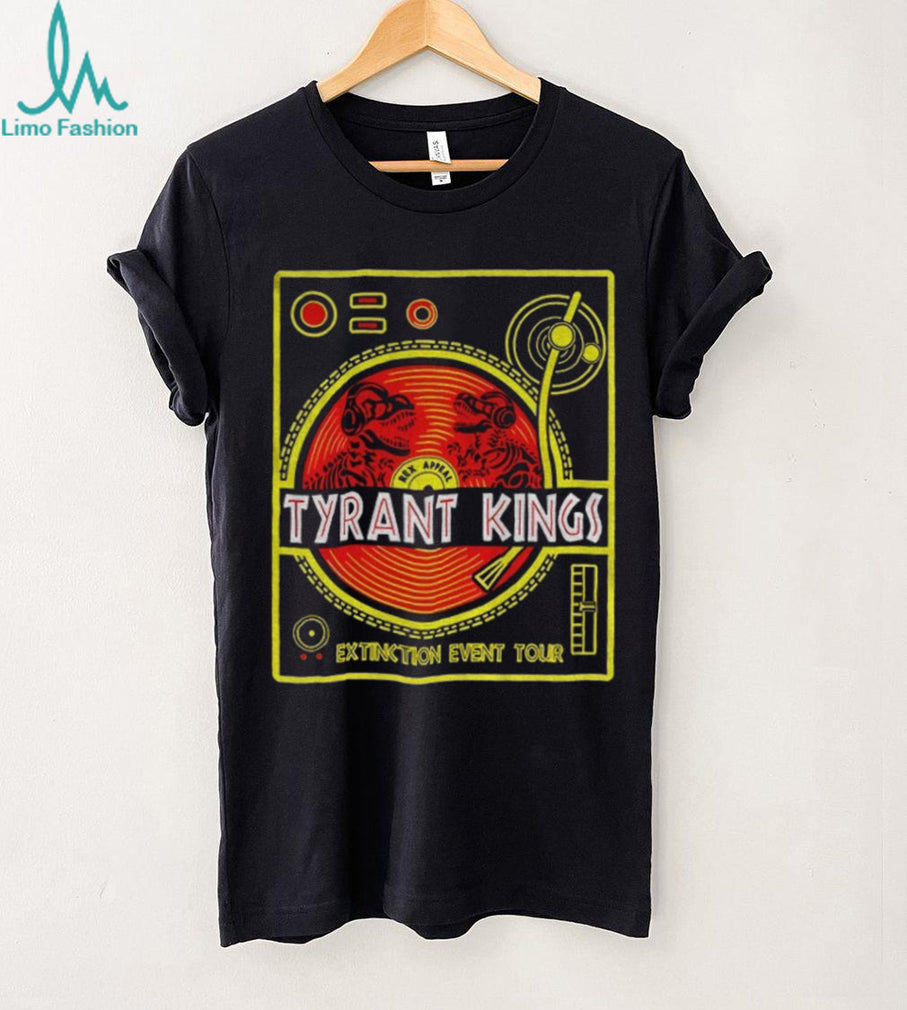 Tyrant Kings Extinction World Tour DJ T Rex shirt